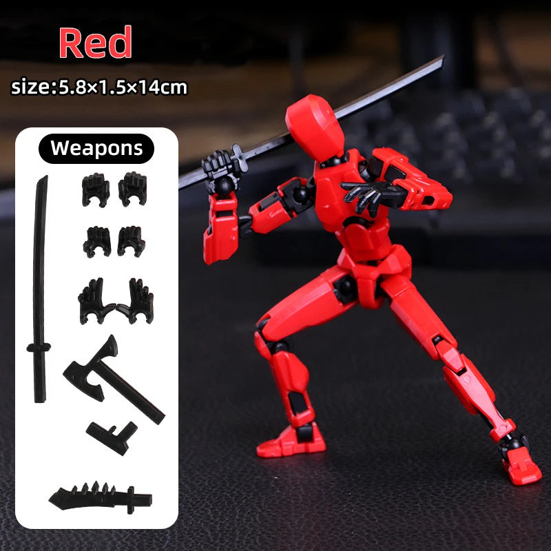 Multi-Jointed Movable Shapeshift Robot 3D Printed Mannequin Dummy 13