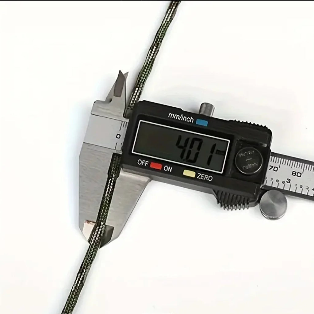 5m/20m/31m 4mm Thick Braided Paracord For Camping And Hiking, Handmade