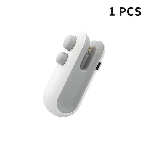 Portable Mini Sealer 2 in 1 Heat Sealer For Snacks  Home use