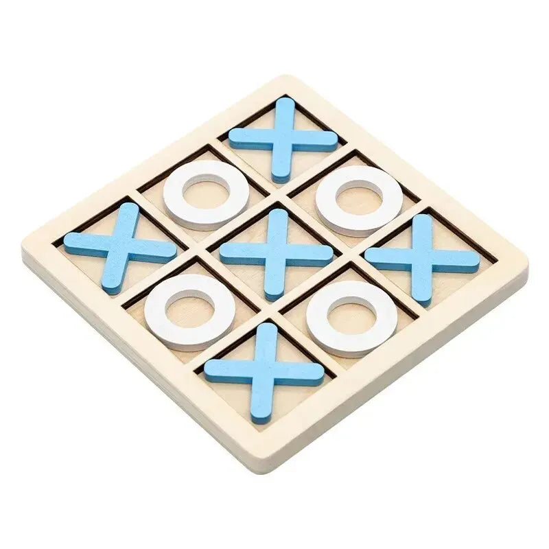 Montessori Play Game Wooden Toy Mini Chess Interaction Puzzle Training