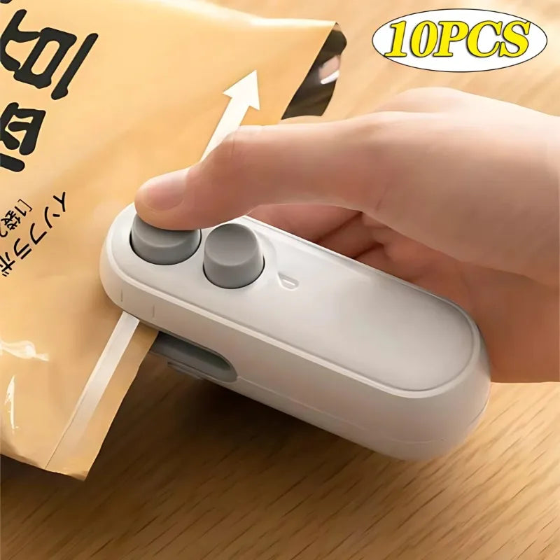 Portable Mini Sealer 2 in 1 Heat Sealer For Snacks  Home use