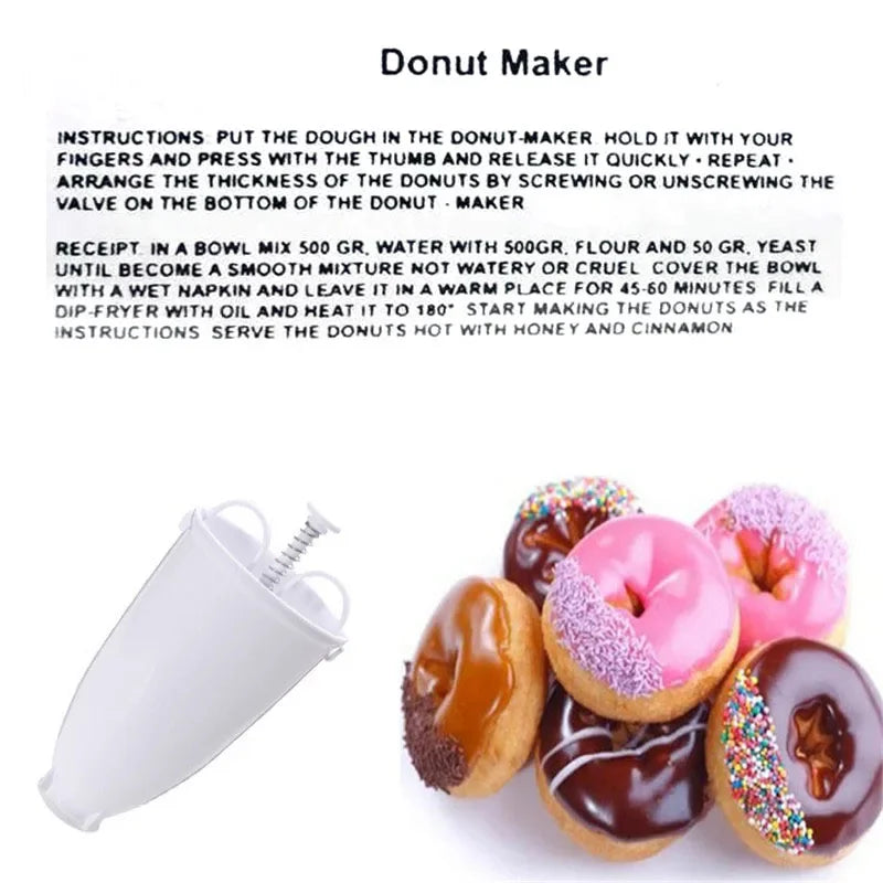 DIY Confectionery Pastry Baking Tools  Donut Maker Dispenser  Donut