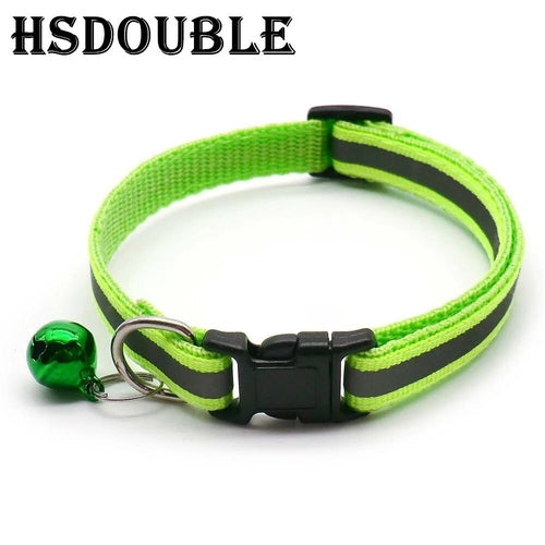 2Pcs/Pack 12 Colors Reflective Adjustable Cats And Small Dogs Collars