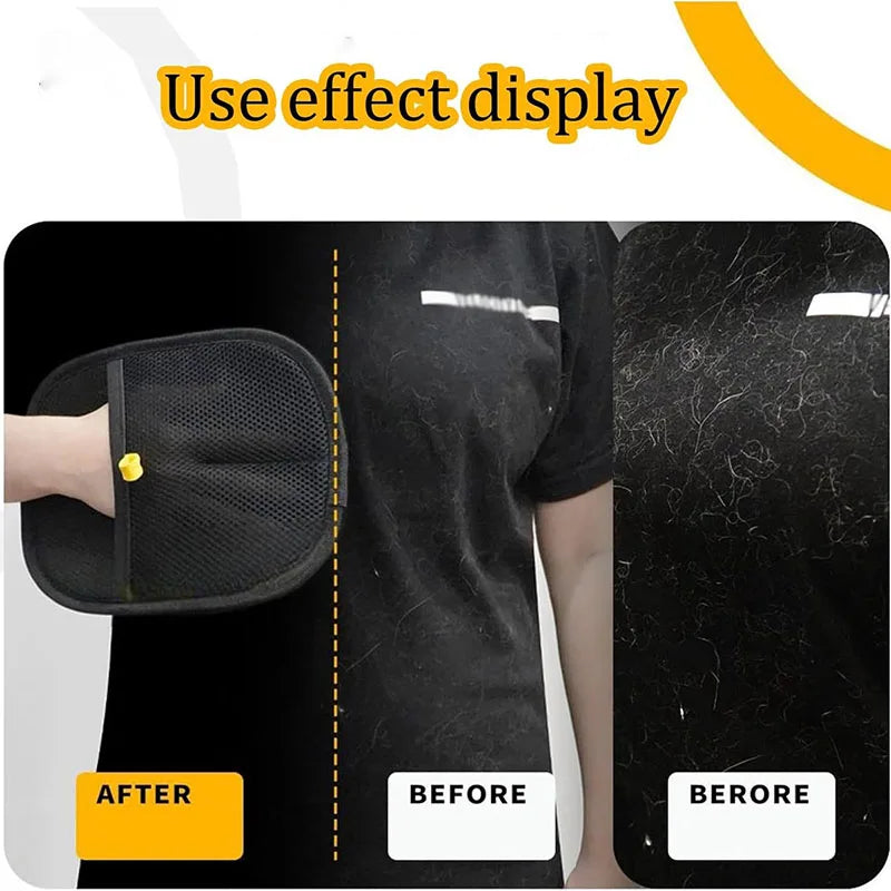Pet Hair Removal Tools Reusable Gloves Pet Double Sided Beauty Gloves