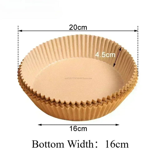Air Fryer Paper Oven Paper Disposable Send Brush Non-Stick Airfryer