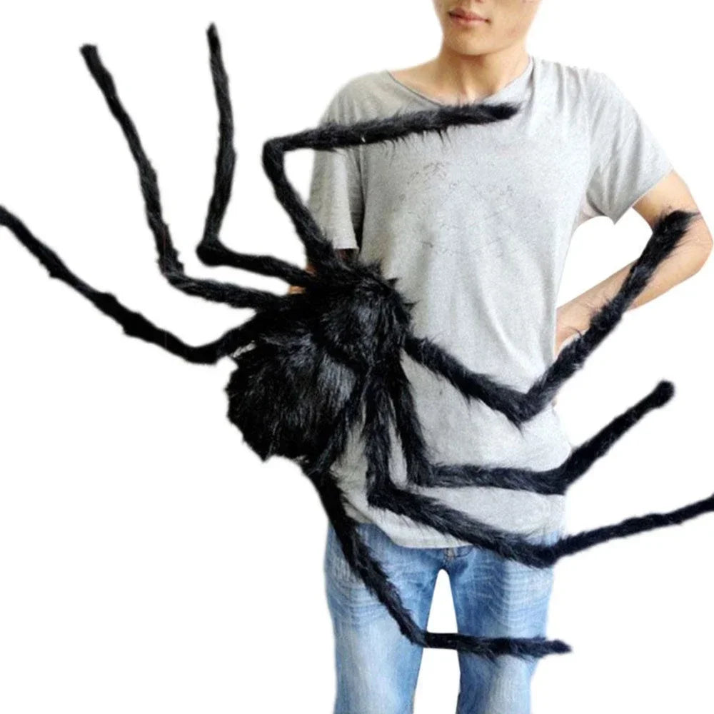 Halloween Big Plush Spider Halloween Decoration Party Props Outdoor