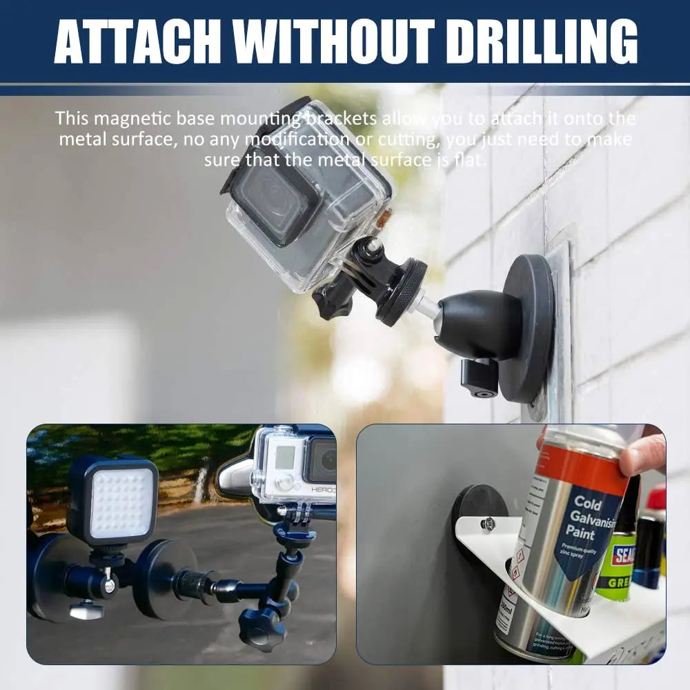 Strong Rubber Coated Magnets, Neodymium Magnets with M4 Female Thread