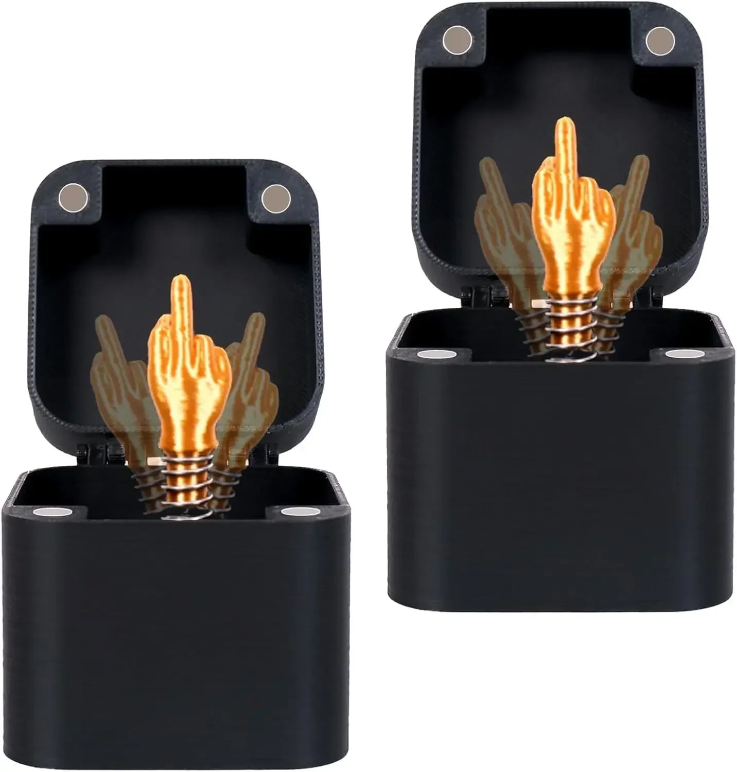 Middle Finger in A Box, Gag Gifts Christmas, Funny Gifts, White