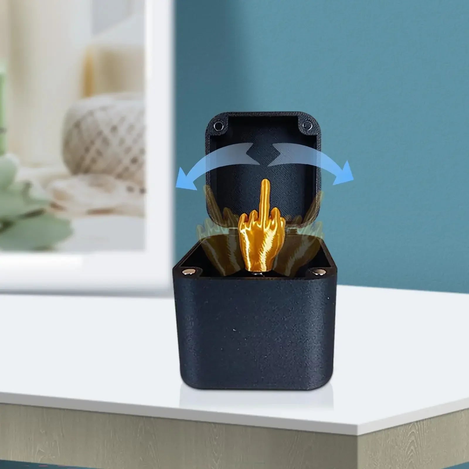 Christmas Interesting Prank Gift Middle Finger In Box Christmas Box