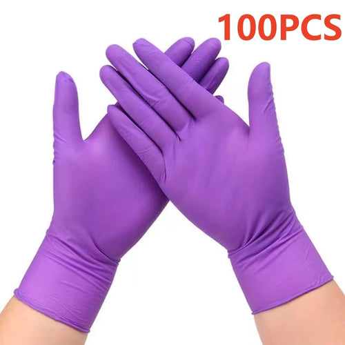 Fuchsia Nitrile Disposable Gloves 20/100PCS 3-mil Powder & Latex Free