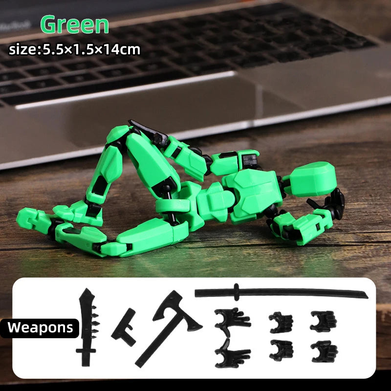 Multi-Jointed Movable Shapeshift Robot 3D Printed Mannequin Dummy 13