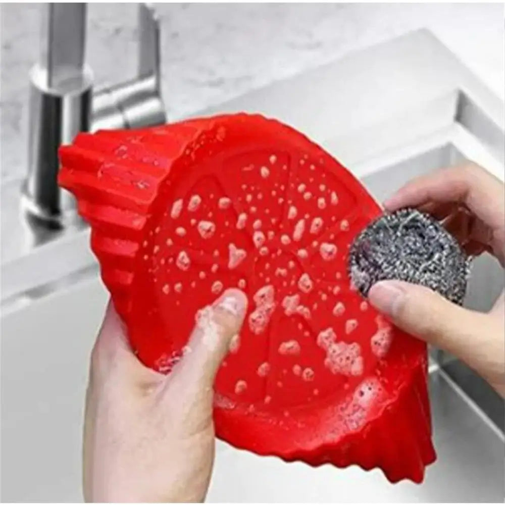 1PC Air Fryer Silicone Baking Tray Mat Circular High-Temperature