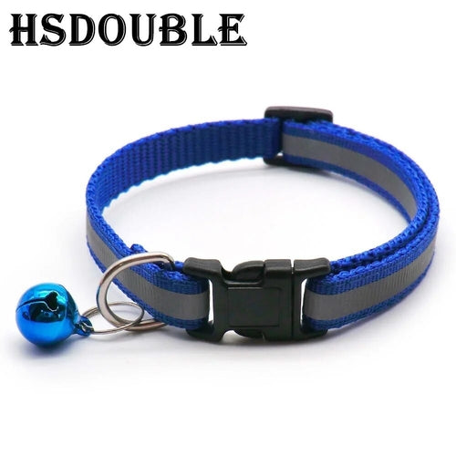 2Pcs/Pack 12 Colors Reflective Adjustable Cats And Small Dogs Collars