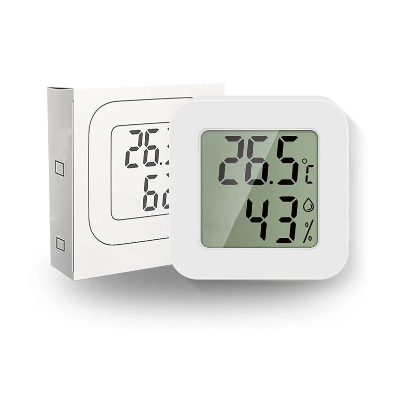 Mini Digital LCD Thermometer and Hygrometer - Indoor High Accuracy
