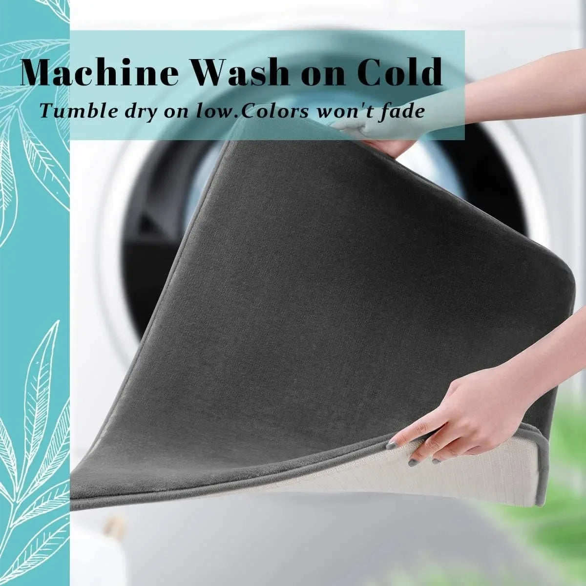 Solid Color Bathroom Mat Bathroom Floor Mat Door Mat Household Non