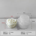 2024 New Flower Silicone Candle Mold 3D Peony Flower Soap Gypsum Resin
