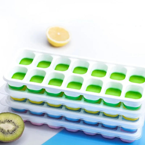 14 Grid Ice Cube Tray Silicone Mold Square Ice Cube Tray Mold Ice Cube