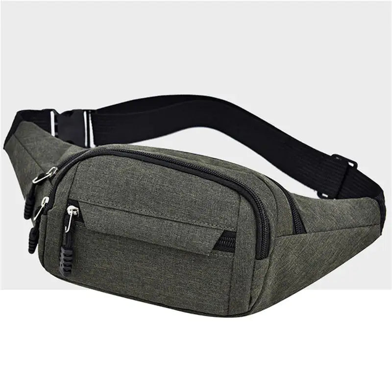 Waist Packs Waterproof Outdoor Sports Bag Unisex Canvas Pouch Fanny