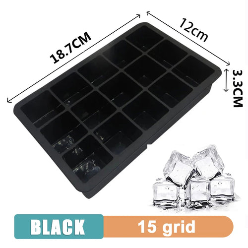 4/6/8/15 Grid Big Ice Tray Mold Giant Jumbo Large Food Grade Silicone