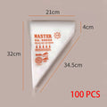 100 PCS Thick Disposable Pastry Bags DIY Cake Cream Decoration Piping