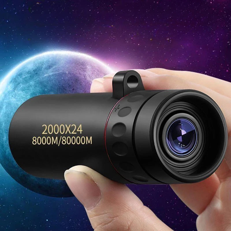 New 2000x25 HD Monocular Telescope Mini Portable Mobile Phone