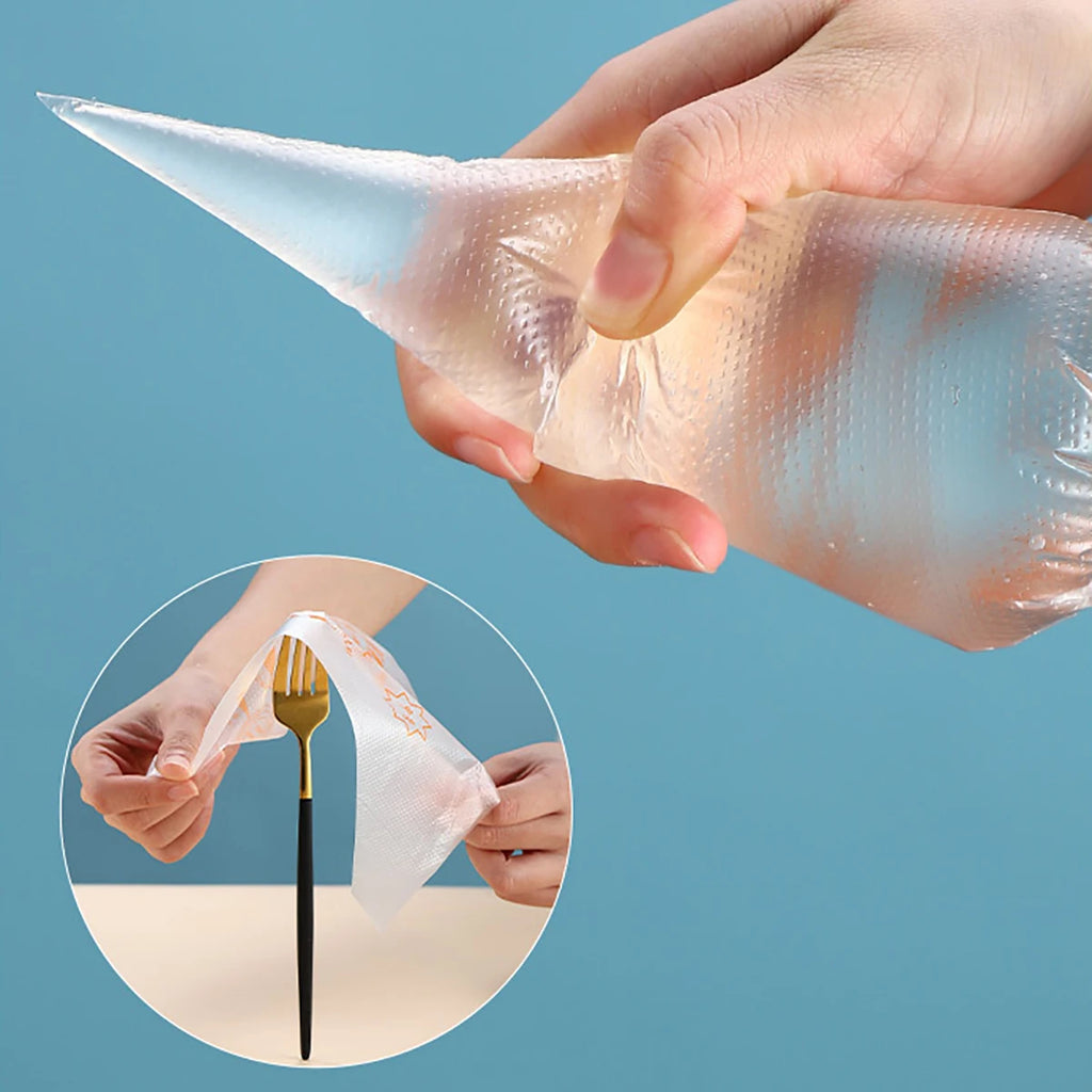 100 PCS Thick Disposable Pastry Bags DIY Cake Cream Decoration Piping