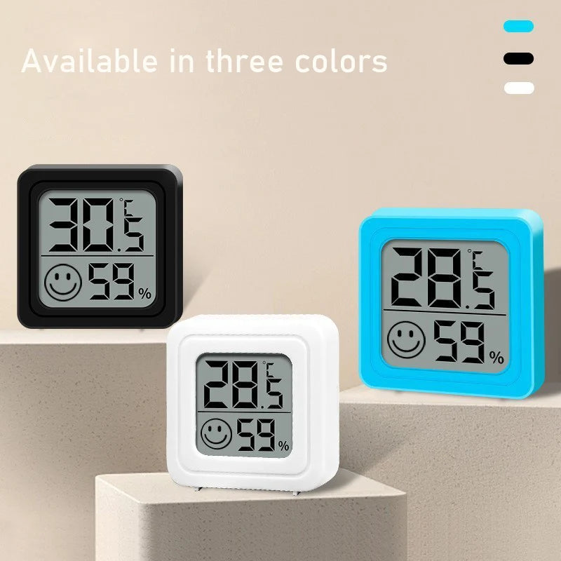 Mini Digital LCD Thermometer and Hygrometer - Indoor High Accuracy
