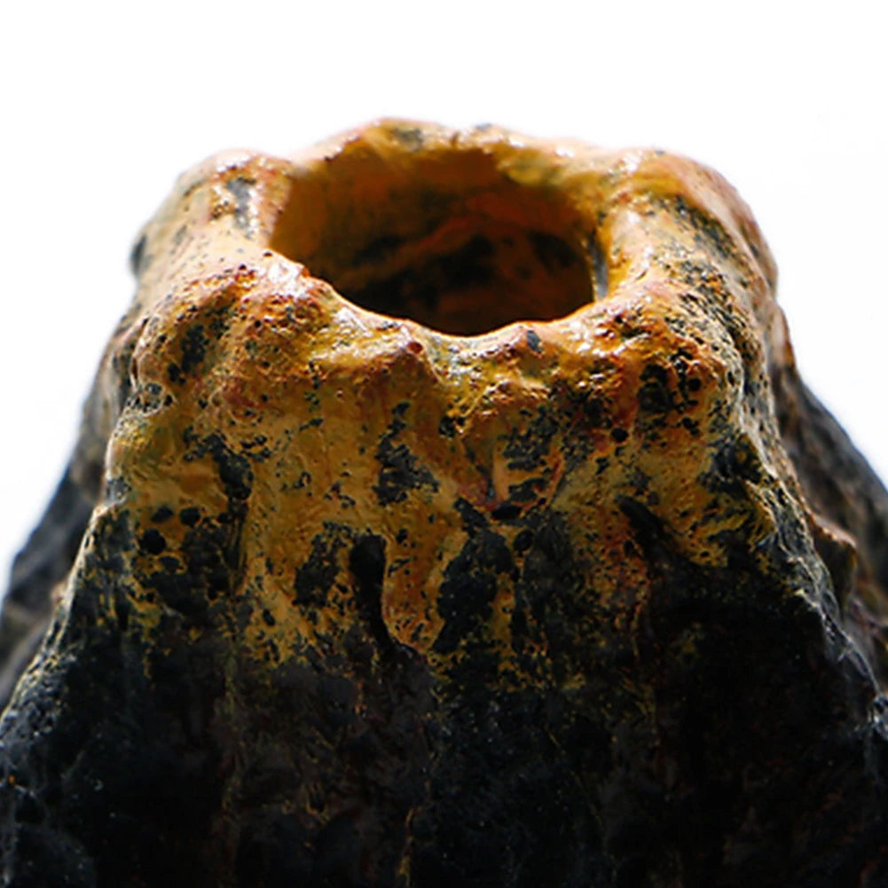 Fish Tank Landscaping Simulation Volcano Aquarium Accessories Rockery