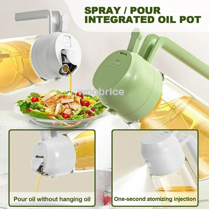 Oil Dispenser Seasoning Accessories Oil Cruet Bottle Oil Spray Kitchen
