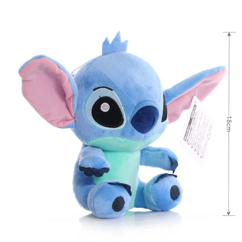 DISNEY Lilo & Stitch Plush Toys Pink Lilo Blue Stitch Stuffed Plush