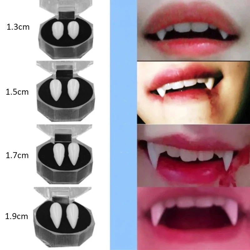 Vampire Teeth Fangs Dentures Props Halloween Costume Props False Teeth