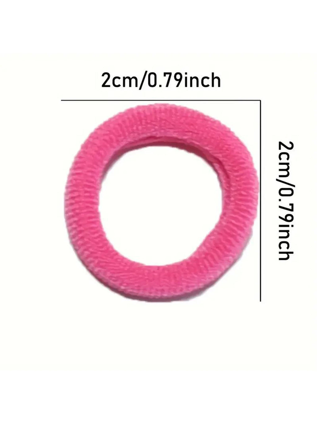 200PCS Women Girls Colorful Nylon Elastic Hair Bands Ponytail Hold
