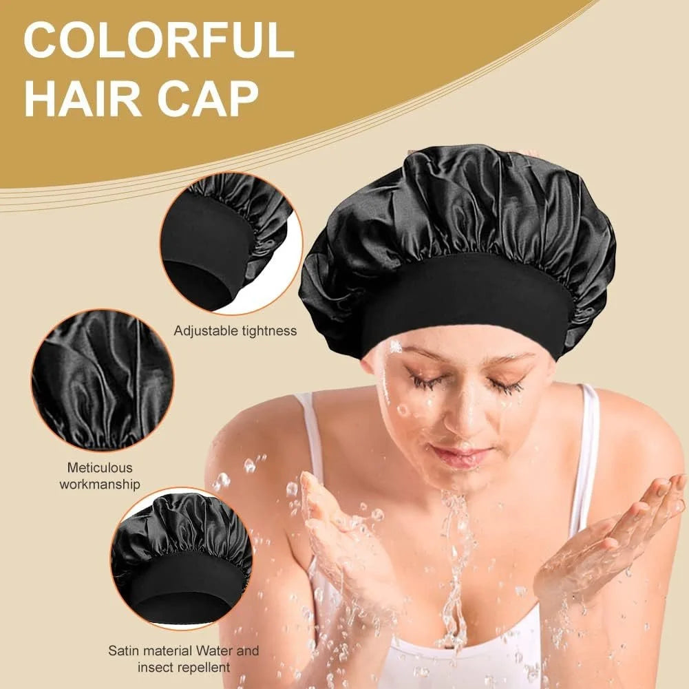 Shower Cap Hairdressing Hair Care Hat High Elasticity Monthly Shower