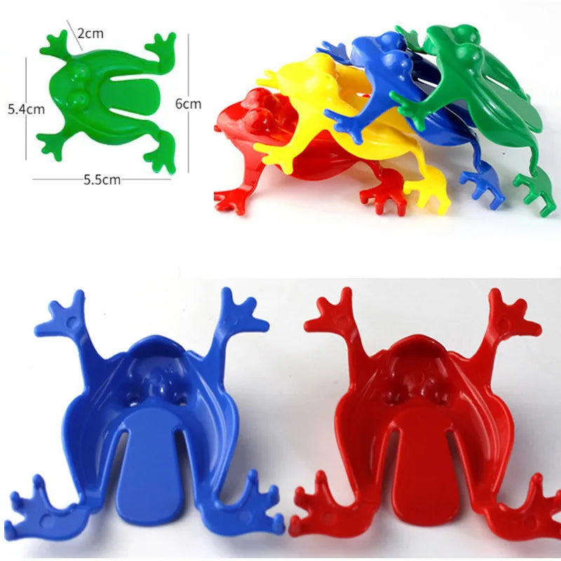 10-20Pcs Jumping Frog Bounce Fidget Toys For Kids Novelty Assorted