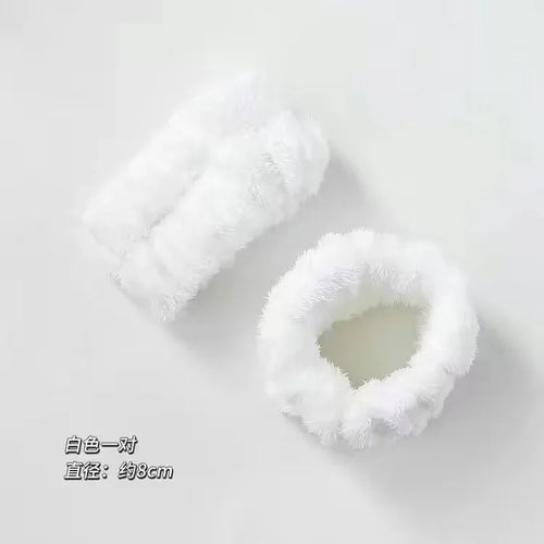 1Pair Wash Face and Wrist Absorb Water Sleeve Cover Sports Wipe Sweat