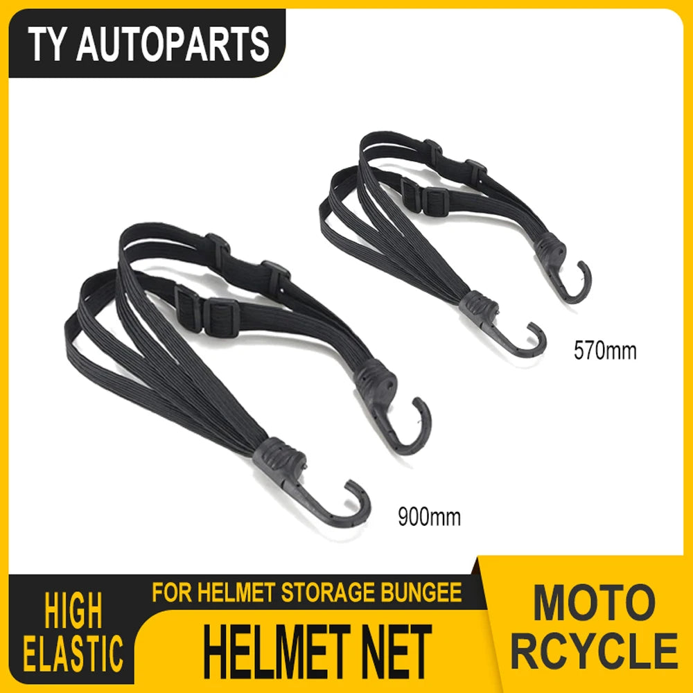 SEAMETAL 60/90CM Motorcycle Helmet Straps Hook Luggage Retractable