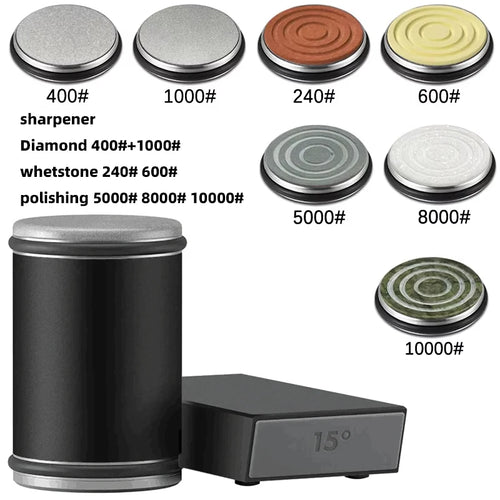 New Rolling Knife Sharpener Double Sided Diamond Sharpening Stone