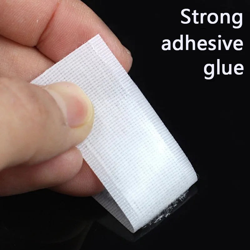 1/2/5M Strong Self Adhesive Fastener Hook and Loop Strips with Glue