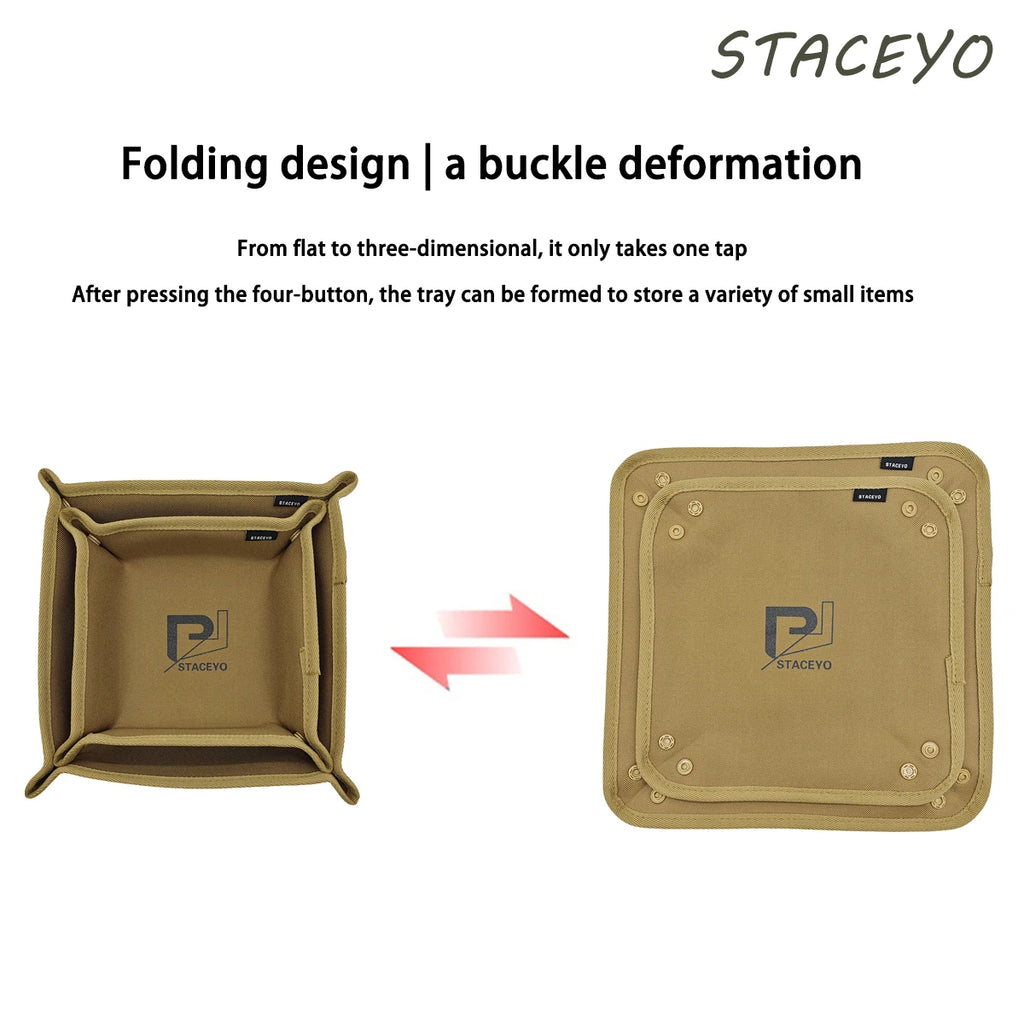 1PC khaki office desktop storage tray, home tools for organization,