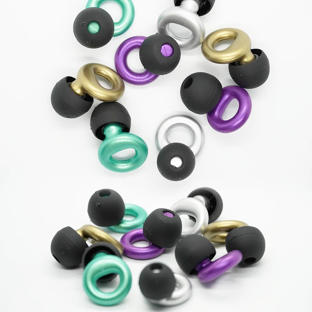 HUAK Concert Ear Plugs, High Fidelity Noise Cancelling Silicone Ear