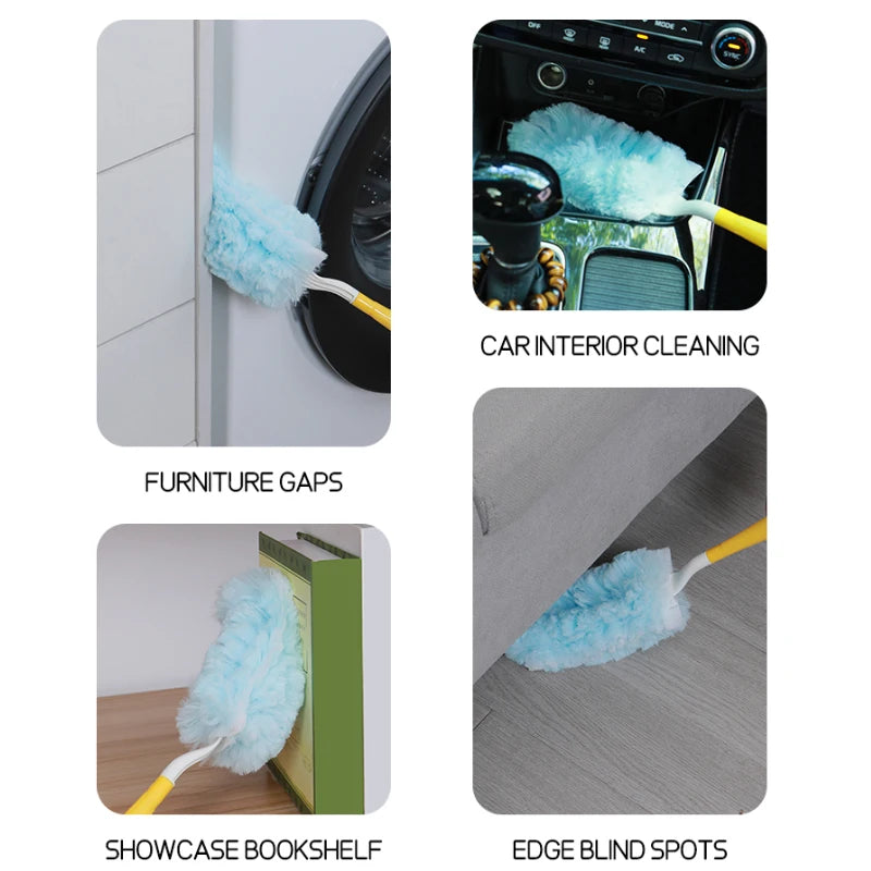 Double sided 360 ° electrostatic dust duster is used for large-scale
