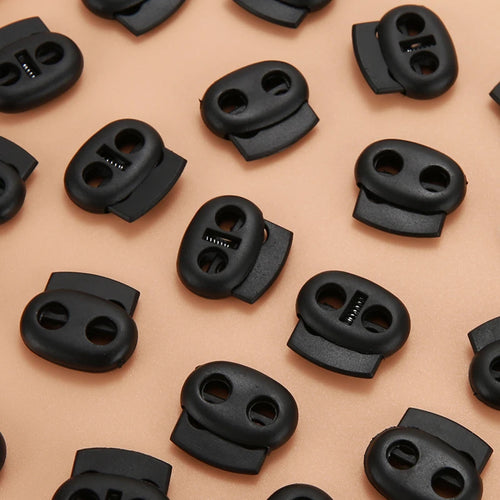 Plastic Cord Lock Stopper Toggle Clip Block Retainer for Drawstring