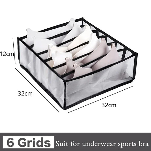 Sports Bra Underwear Organizer Storage Box Panties Socks Storage Boxes