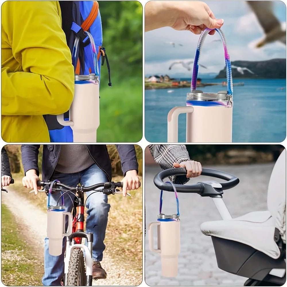 Water Bottle Handle Water Bottle Sling Carrier Holder Strap Soft