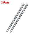 1/2/5 Pairs Chinese Chopsticks Stainless Steel Non-slip Sushi