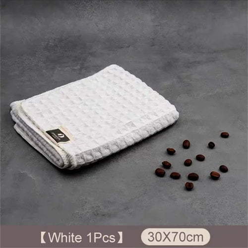 1/4pc Coffee Bar Barista Cleaning Towel Super Absorbent Microfiber