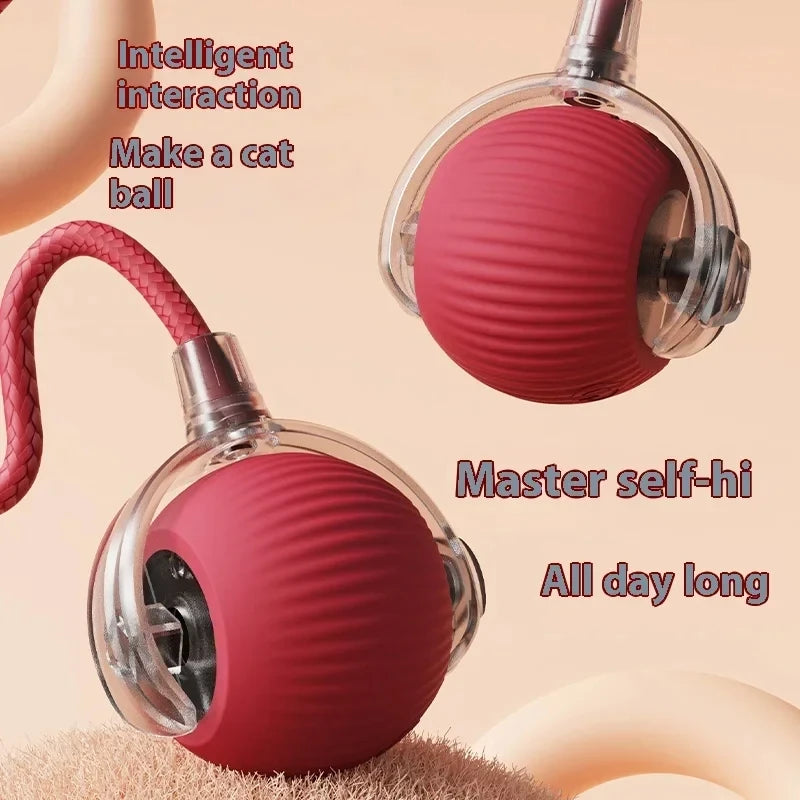 Cat toy ball self hi ball teasing cat rolling ball hair pet relieve