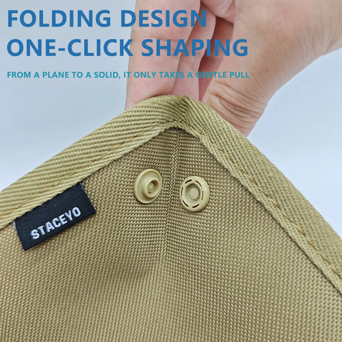 1PC khaki office desktop storage tray, home tools for organization,