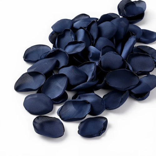 100pcs Mixed Blue Silk Satin Rose Petals Home Decor Vanlentine's Day