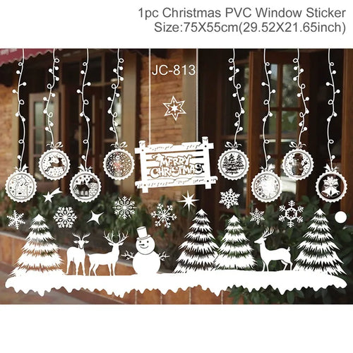 Christmas Window Stickers Christmas Wall Sticker Kids Room Wall Decals